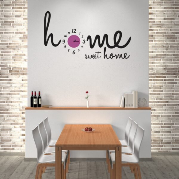 Reloj home Sweet Home (funcional con pila AA)