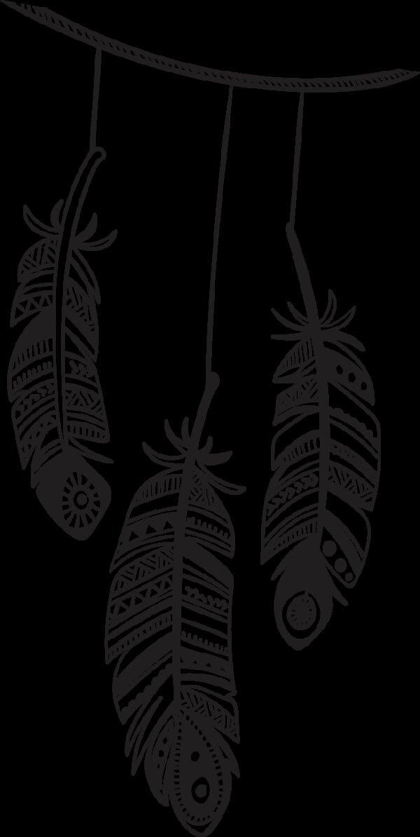 Plumas Colgantes