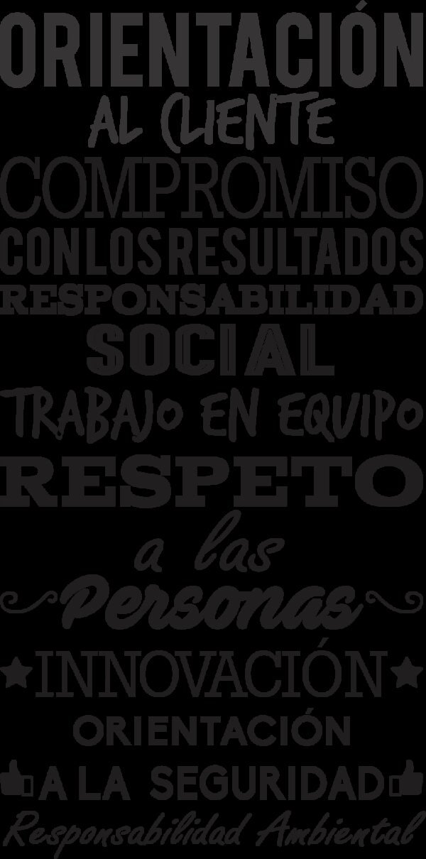 Valores de la empresa