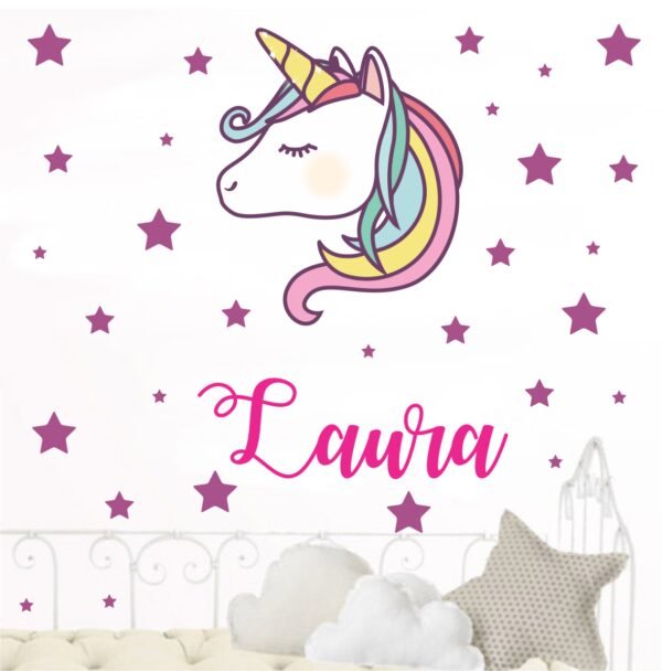 Unicornio 3 (nombre personalizado )