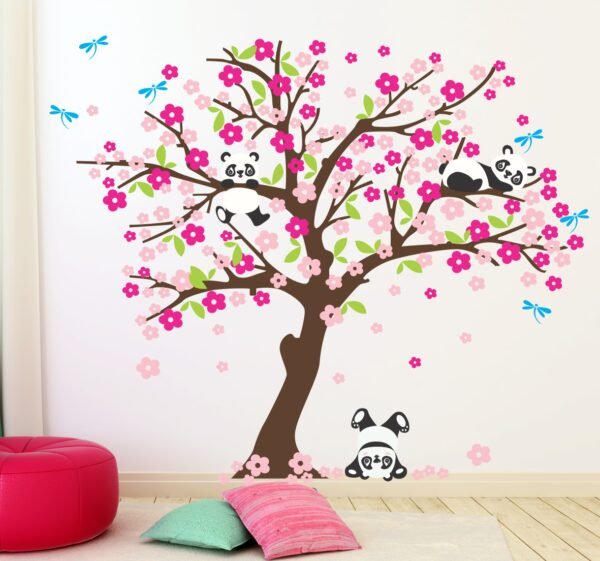 Pandas y Cerezo II