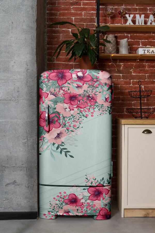 Vinilo Nevera Flores