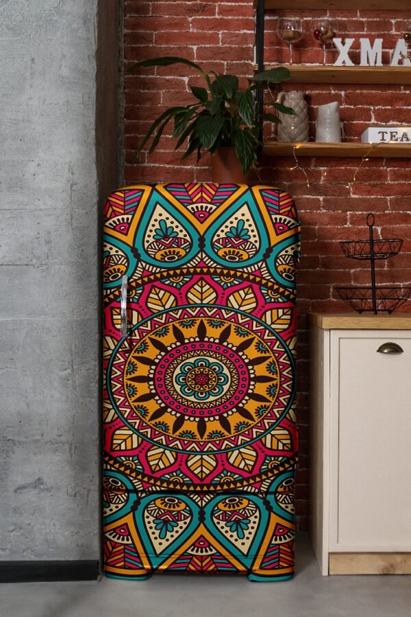 Vinilo Nevera Mandala 4