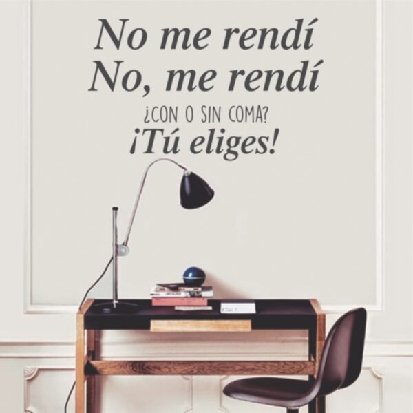 No me Rendi