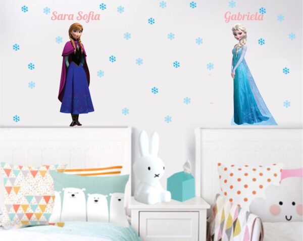 Elsa y Anna II (Nombres Personalizados)
