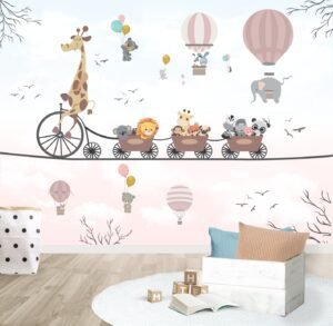 Mural Animales en la Cuerda Niña(Valor por M2)