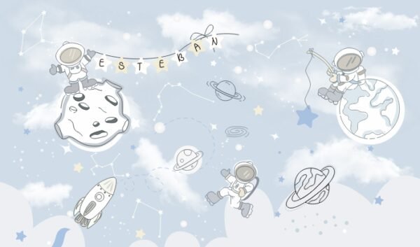 Mural Astronautas 3 (Valor M2)